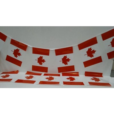 Canada Pennant Flag Bunting Banner (4m - 15 Flags) Pk 1