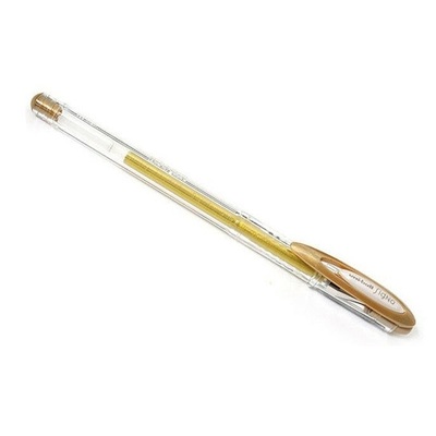 Uni-Ball Signo Metallic Gold Gel Pen (Pk 1)