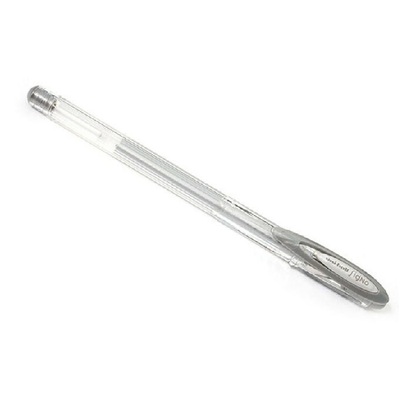 Uni-Ball Signo Metallic Silver Gel Pen (Pk 1)