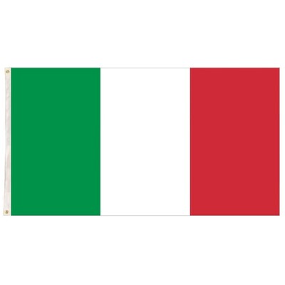 Italy Fabric Flag with Eyelets 90 x 150cm Italian