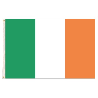 Irish Ireland Flag with Eyelets 90 x 150cm