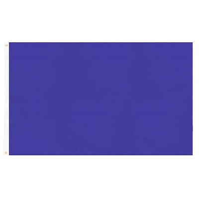 Blue Flag 90x150cm 3x5ft with Eyelets | Sports Supporter Event Costume Flag