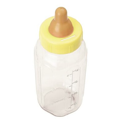 Yellow Baby Shower Bottle Bank Pk 1