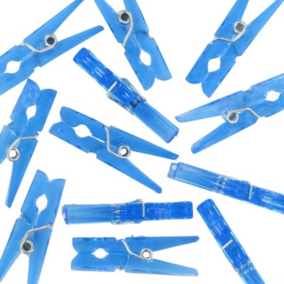Baby Shower Favours - Blue Pegs Pk12 