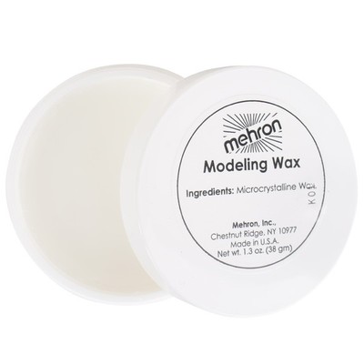 Mehron White Modeling Wax (38g) Pk 1