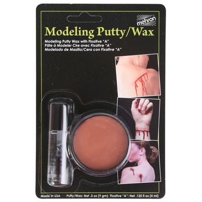 Mehron Modelling Putty Wax with Fixative A Pk 1