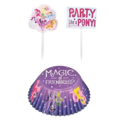 My Little Pony Cupcake Cases & Picks Kit (Pk 24)