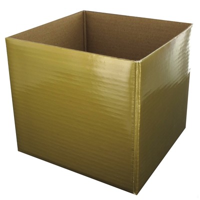Mini Box 13cm x 12cm Gold Pk1 