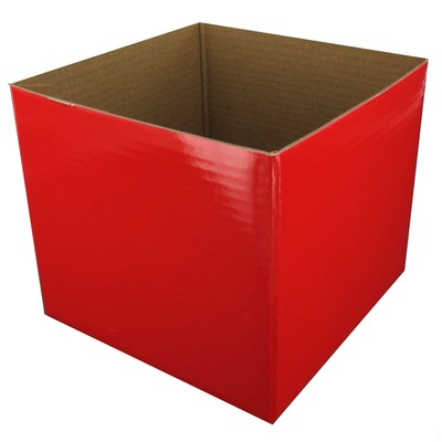 Mini Box 13cm x 11cm Red Pk1 