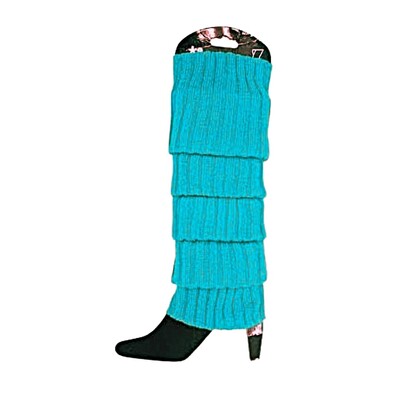 Adult 1980s Blue Leg Warmers 1 Pair | 80s Aerobics Costume