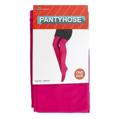 Adult Dark Pink Pantihose Stockings One Size