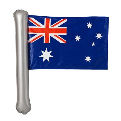 Australian Rally Flag Foil Balloon 63.5cm | Air Fill Only Reusable Australia Flag Balloon