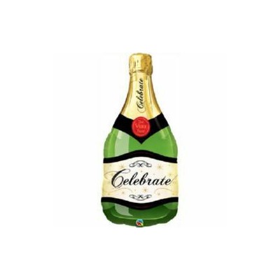 Celebrate Champagne Bottle Foil Balloon 99cm Pk 1 