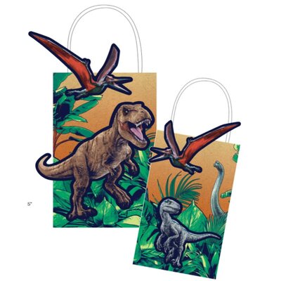 Jurassic World Create Your Own Paper Lootbags (Pk 8)