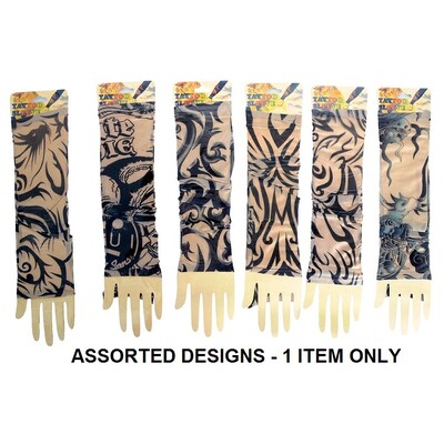 Tattoo Arm Sleeves Assorted Tribal Designs 1 Pair