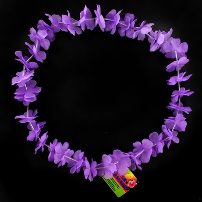 Lei Flower Purple Pk1 