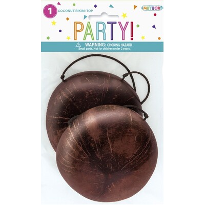 Luau Coconut Bra Costume Bikini Top