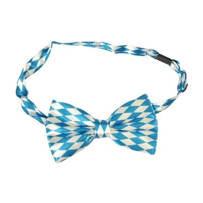 Oktoberfest Blue & White Bow Tie
