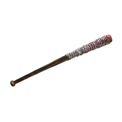 Plastic Baseball Bat with Blood Splatter 62cm | Halloween Costume Accessory