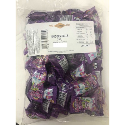 Unicorn Balls Fizz Candy Individually Wrapped 350gm