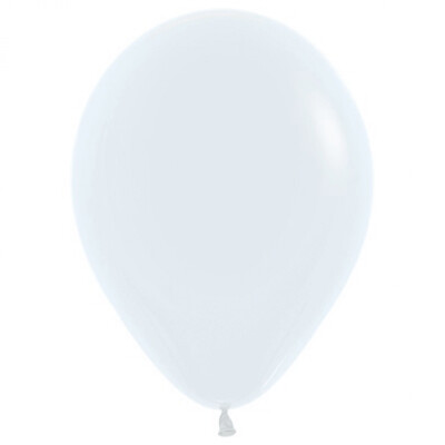 Standard Fashion White 5in. (12cm) Latex Balloons Pk 50