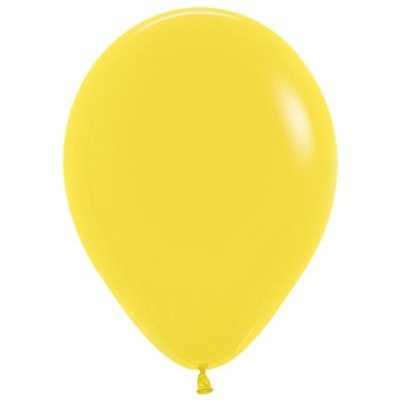 Fashion Yellow 12cm 5in Latex Balloons (Pk 50)