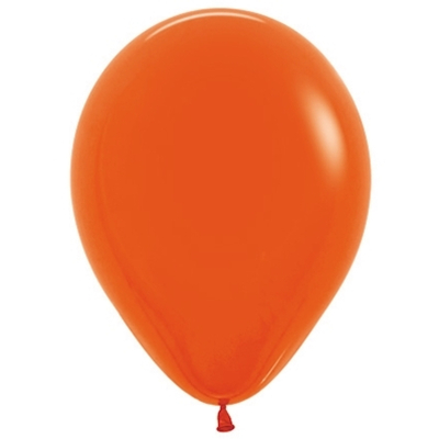 Fashion Orange 12cm 5in Latex Balloons (Pk 50)
