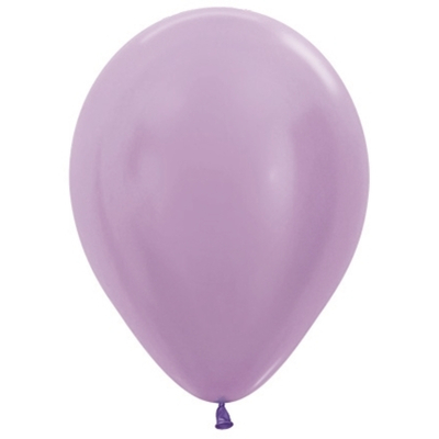 Satin Pearl Lilac 12cm 5in Latex Balloons (Pk 50)