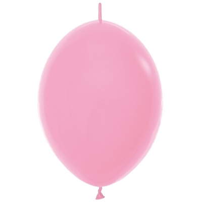 Fashion Pink Link-O-Loon Latex Balloons 28cm (Pk 25)