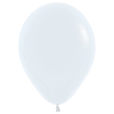 White Latex Balloons 12 Inch Pack of 25 Standard Fashion Party Balloons