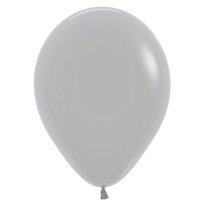 Standard/Fashion Grey Latex Balloons 30cm (Pk 25)
