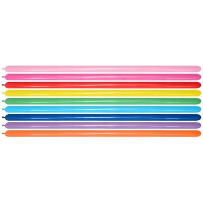 Fashion Assorted 260S Latex Modelling Balloons Pk 50