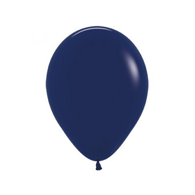 Standard Fashion Navy Blue 30cm Latex Balloons Pk 25