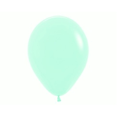 Pastel Matte Green 12cm 5in Latex Balloons (Pk 50)
