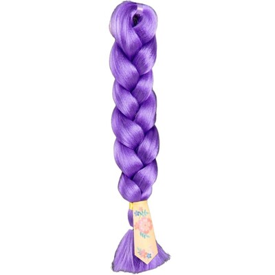 K-Pop Demon Hunters Rumi Child Purple Hair Braid 40cm │ Officially Licensed
