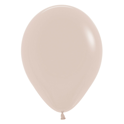 Fashion White Sand 12cm 5in Latex Balloons (Pk 50)