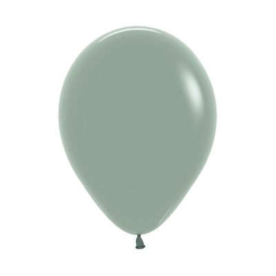 Pastel Dusk Laurel Green 12cm 5in Latex Balloons (Pk 50)