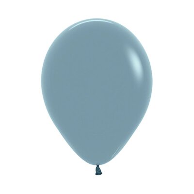 Pastel Dusk Blue 30cm Latex Balloons (Pk 25)