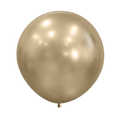 Silk Gold Dust 60cm 24in Latex Balloons Pk 3