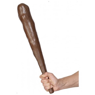 Brown Plastic Squeaking Caveman Club Pk 1