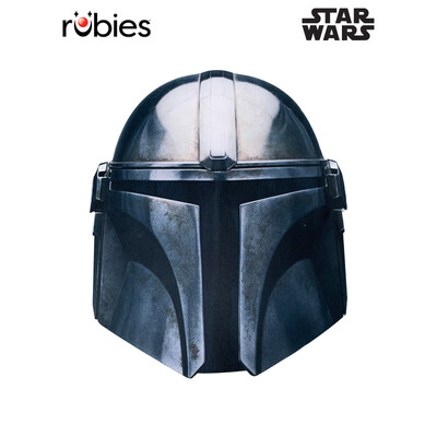 Star Wars The Mandalorian EVA Mask – Beskar Armour Helmet with Elastic Strap (Licensed Product)