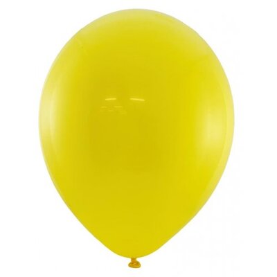 Standard Yellow Latex Balloons 30cm (Pk 25)