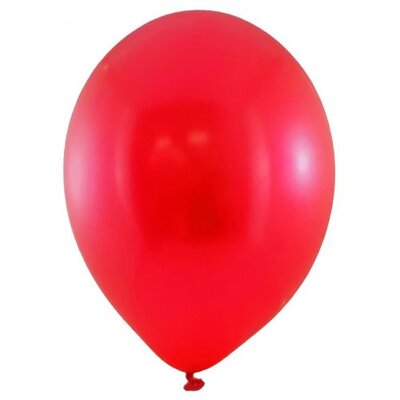 Metallic Red Latex Balloons 30cm (Pk 25)