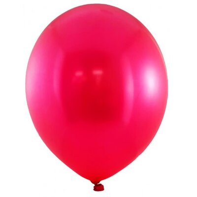 Metallic Fuchsia Pink Latex Balloons 30cm (Pk 25)