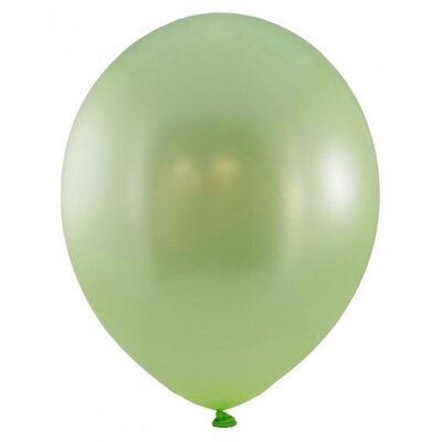 Metallic Mint Green Latex Balloons 30cm (Pk 25)