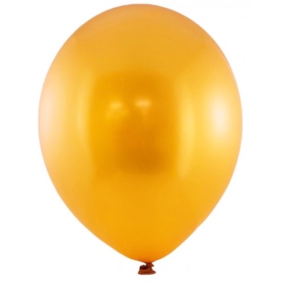 Balloons Standard 25cm Metallic Gold Pk15 