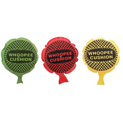 Assorted Colour Whoopee Cushion (Pk 1)