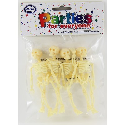 Party Favours - Skeletons Pk 4
