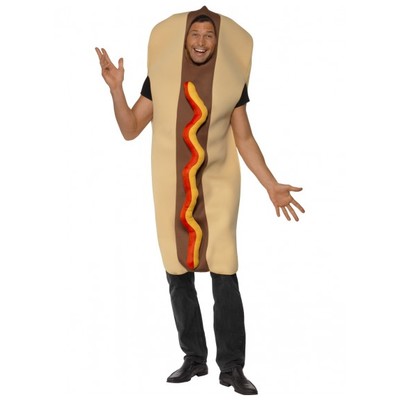 Adult Giant Hot Dog Costume (Medium, 38-40)