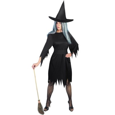 Halloween Adult Spooky Witch Costume (Large, 16-18)